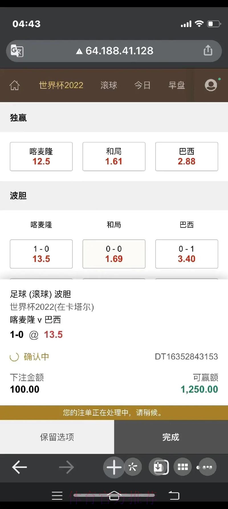世界杯官方正规下注平台推荐